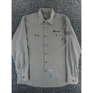 TYNDALE FR Flame Resistant Work Shirt Plaid Long Sleeve Button Up Men's XL Reg